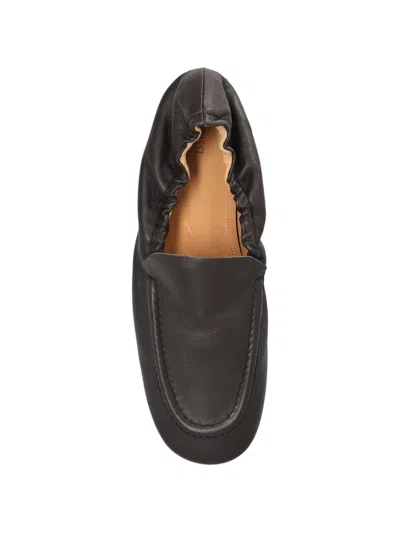 Odissi Leather Loafers In Black