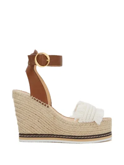 Odissi Lily High-wedge Espadrilles In Brown