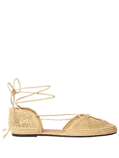 Odissi Lima Rafia Ballerinas In Neutral