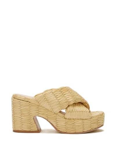 Odissi Noa Criss-cross Sandals In Neutral