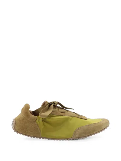 Odissi Suede-panelled Trainers In Animal Print