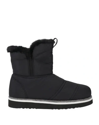 ODISSI ODISSÌ WOMAN ANKLE BOOTS BLACK SIZE 6 NYLON