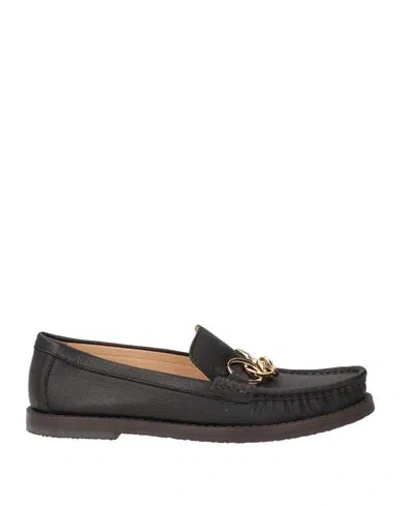 Odissi Odissì Woman Loafers Black Size 11 Goat Skin