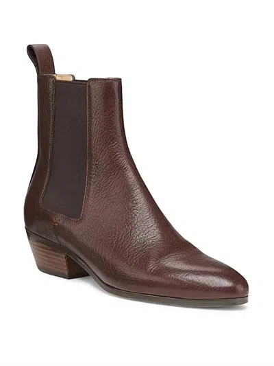 Odissi Women's Ella Leather Chelsea Boots In Dark Brown