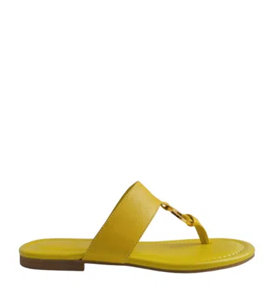 Odissi Women's Olivia Flat Sandals In Yellow