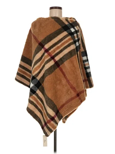 Pre-owned Odiva Poncho In Brown