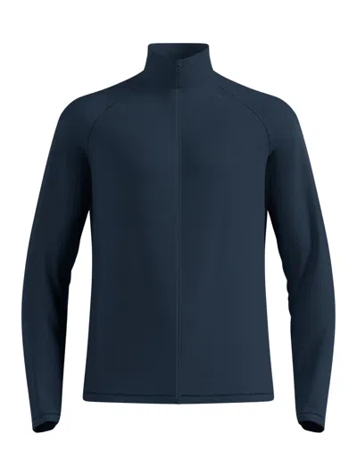 Odlo Essential Warm Full-zip Fleece In Multi