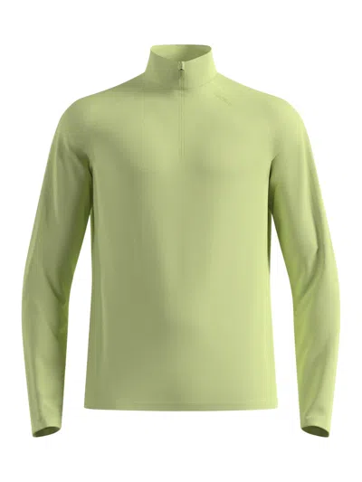 Odlo Essential Warm Half Zip In Green