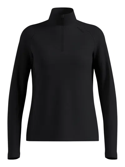 Odlo Essential Warm Pile Half Zip In Black