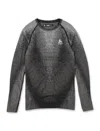 Odlo Grey Textured Long-sleeve Sweatshirt