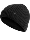 Odlo Heavy Knit Warm Merino Beanie In Black