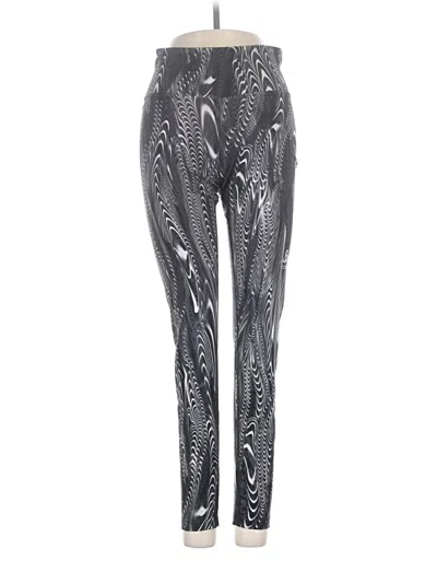 Pre-owned Odlo Leggings In Silver