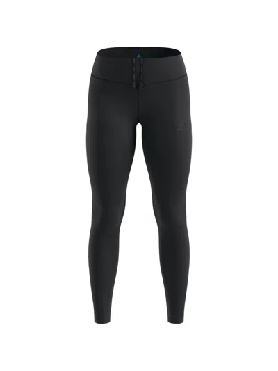 Odlo Logo Leggings In Black