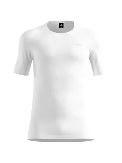 Odlo Logo-print Short-sleeve T-shirt In White