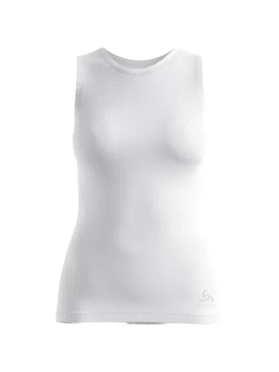 Odlo Logo-print Tank Top In White