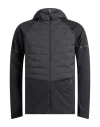 Odlo Man Jacket Black Size M Recycled Polyester, Elastane In Multi