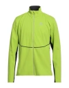 Odlo Man Jacket Lime Green Size Xl Polyester, Polyurethane In Green