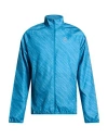 Odlo Man Jacket Slate Blue Size L Polyester In Blue