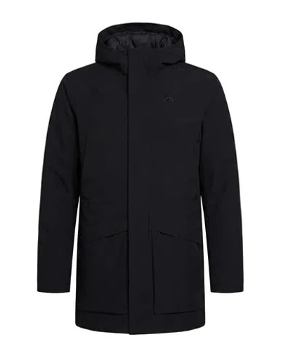 Odlo Man Puffer Black Size M Recycled Polyester In Animal Print