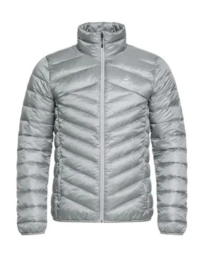 Odlo Man Puffer Grey Size S Polyamide In Blue