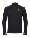 Odlo Man Sweatshirt Black Size S Polyester, Elastane In Multi
