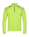 Odlo Man Sweatshirt Lime Green Size M Polyester, Elastane In Green