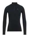 Odlo Man T-shirt Black Size Xl Recycled Polyester, Recycled Polyamide, Recycled Elastane, Polyamide, In Black