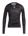 Odlo Man T-shirt Grey Size S Polyester, Elastane In Grey
