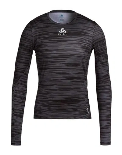 Odlo Man T-shirt Grey Size S Polyester, Elastane