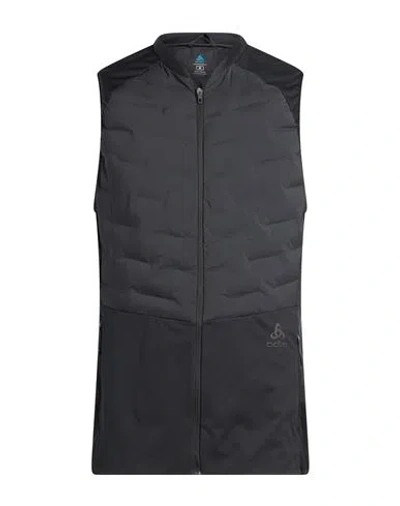 Odlo Man Vest Black Size M Recycled Polyester, Elastane
