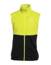 Odlo Man Vest Lime Green Size Xl Polyester In Yellow