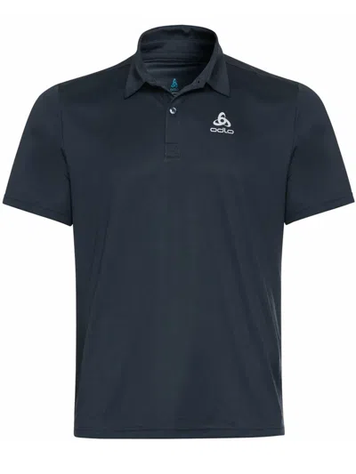 Odlo Men Blue Polyester Sports Polo