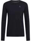 Odlo Merino Crew Neck In Black