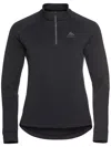Odlo Mid Layer Berra With Zip In Black