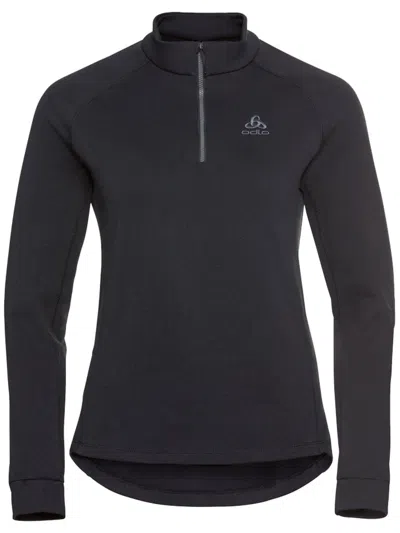 Odlo Mid Layer Berra With Zip In Black