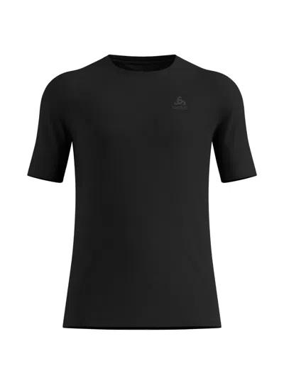 Odlo Natural Merino 200 Base Layer Wool T-shirt In Black