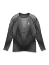 Odlo Black The Pow Blackcomb Performance T-shirt In Black