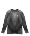 Odlo Black The Pow Blackcomb Performance T-shirt In Black