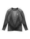 Odlo Black The Pow Blackcomb Performance T-shirt In Black