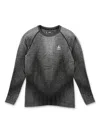 Odlo Black The Pow Blackcomb Performance T-shirt In Black