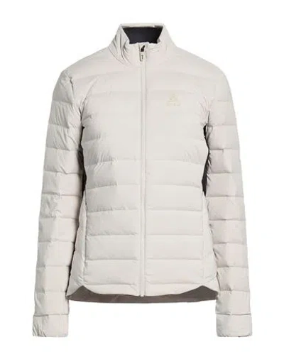 Odlo Woman Puffer Beige Size S Recycled Polyester, Elastane In Neutral