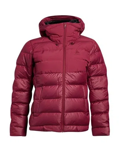 Odlo Woman Puffer Garnet Size S Polyester In Burgundy