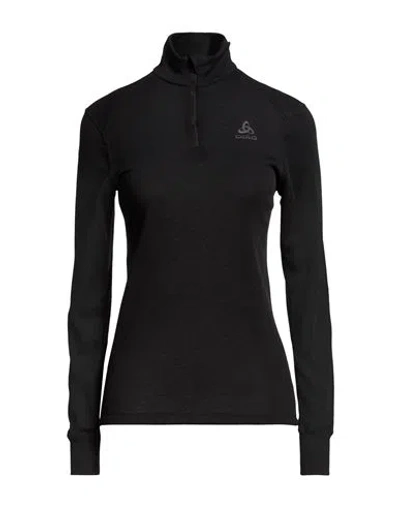 Odlo Woman T-shirt Black Size M Recycled Polyester