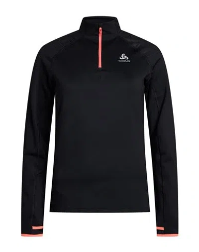 Odlo Woman T-shirt Black Size S Polyester, Elastane