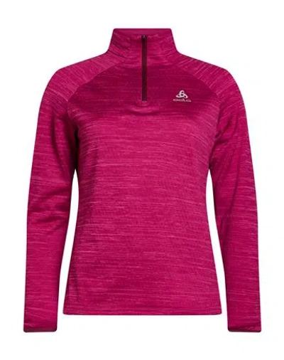 Odlo Woman T-shirt Mauve Size Xs Polyester, Elastane In Purple