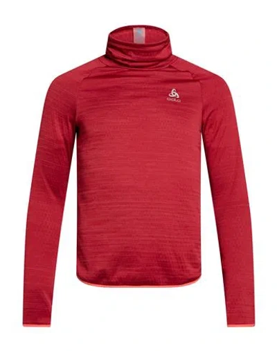 Odlo Woman T-shirt Tomato Red Size S Polyester, Elastane
