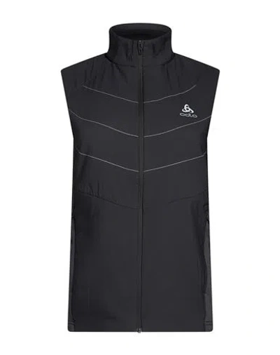 Odlo Woman Vest Black Size Xs Polyamide In Blue