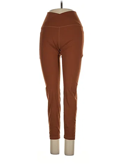Pre-owned Ododos Active Pants In Brown