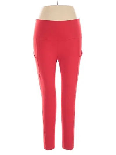 Pre-owned Ododos Active Pants In Red