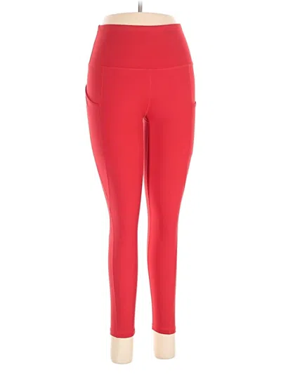 Pre-owned Ododos Active Pants In Red